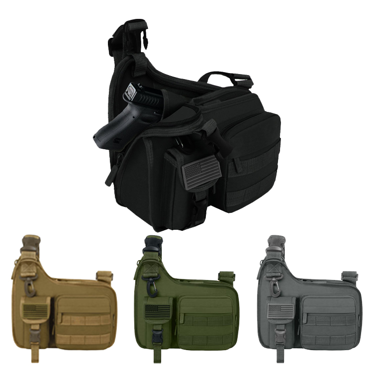 TACTICAL SLING/SHOULDER BAG WITH GUN HOLSTER