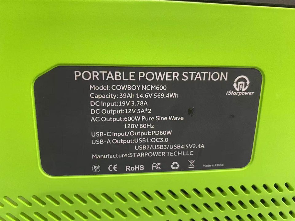 iStarpower 600W Portable Power Station