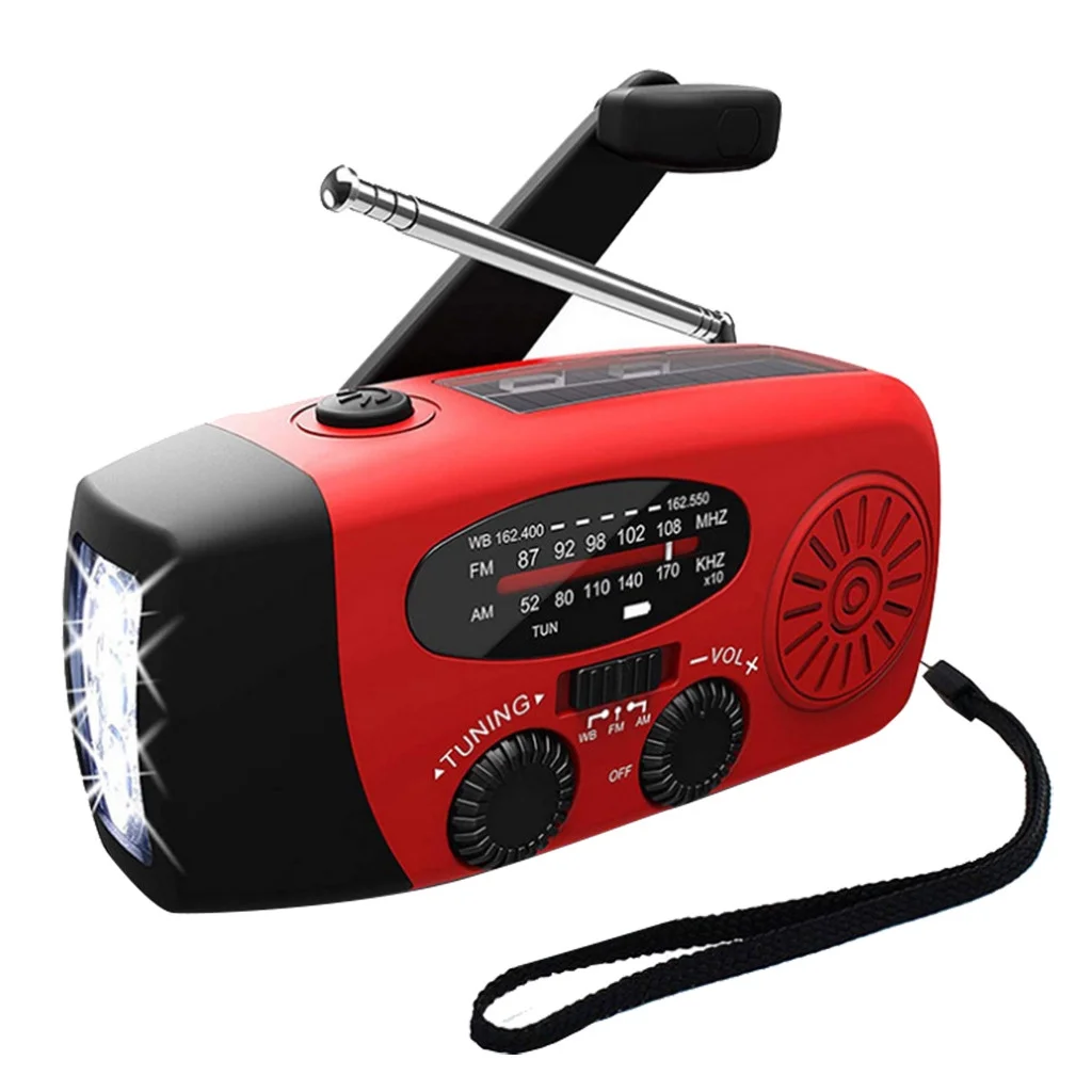 Emergency Solar Hand Crank Dynamo Radio