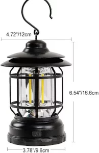 Emergency Tactical USB Rechargeable Lantern