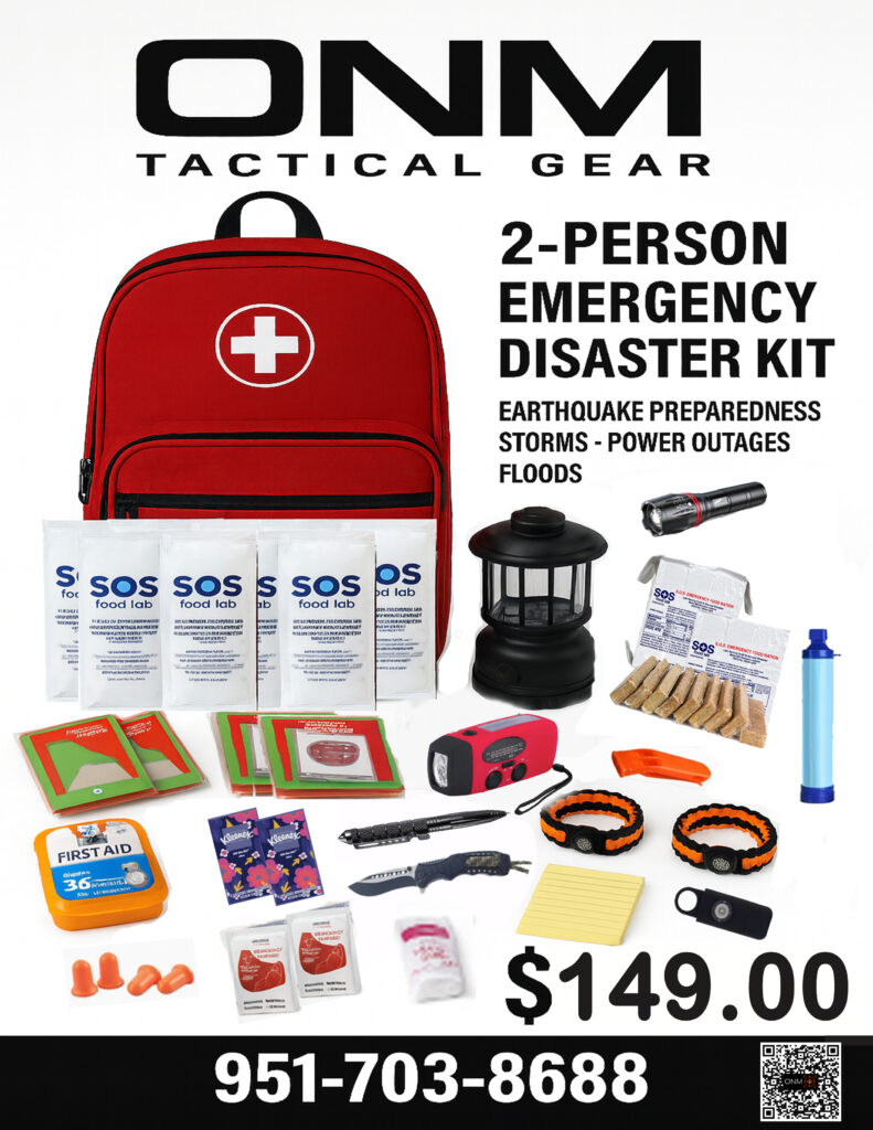 ONM 2 PERSON EMERGENCY DISASTER KIT