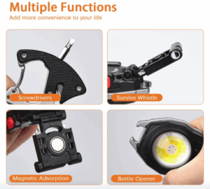 MAKDAK KEYCHAIN RECHARGEABLE FLASHLIGHT
