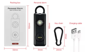 PULL PIN ALARM - RECHARGEABLE